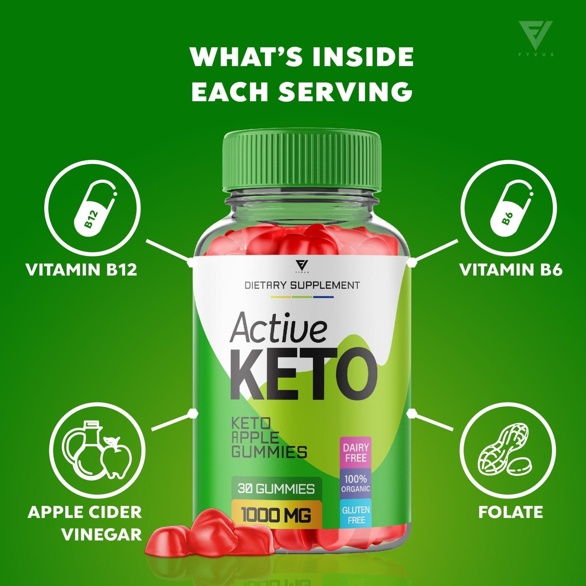 (3 Pack) Active Keto Gummies for Weight Loss Active Keto ACV Gummies Advanced - Maple Wellness Supplements