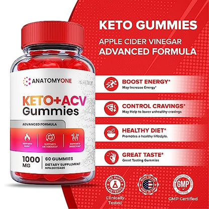 (3 Pack) Anatomy One Keto Gummies, Anatomy One Keto Acv Gummies, Anatomyone Keto - Maple Wellness Supplements
