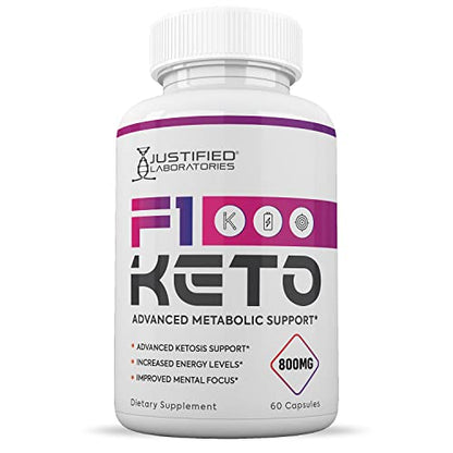 (3 Pack) F1 Keto Pills 800MG Includes goBHB Exogenous Ketones Advanced Ketosis - Maple Wellness Supplements