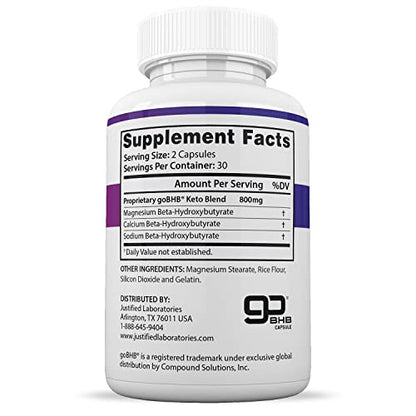 (3 Pack) F1 Keto Pills 800MG Includes goBHB Exogenous Ketones Advanced Ketosis - Maple Wellness Supplements