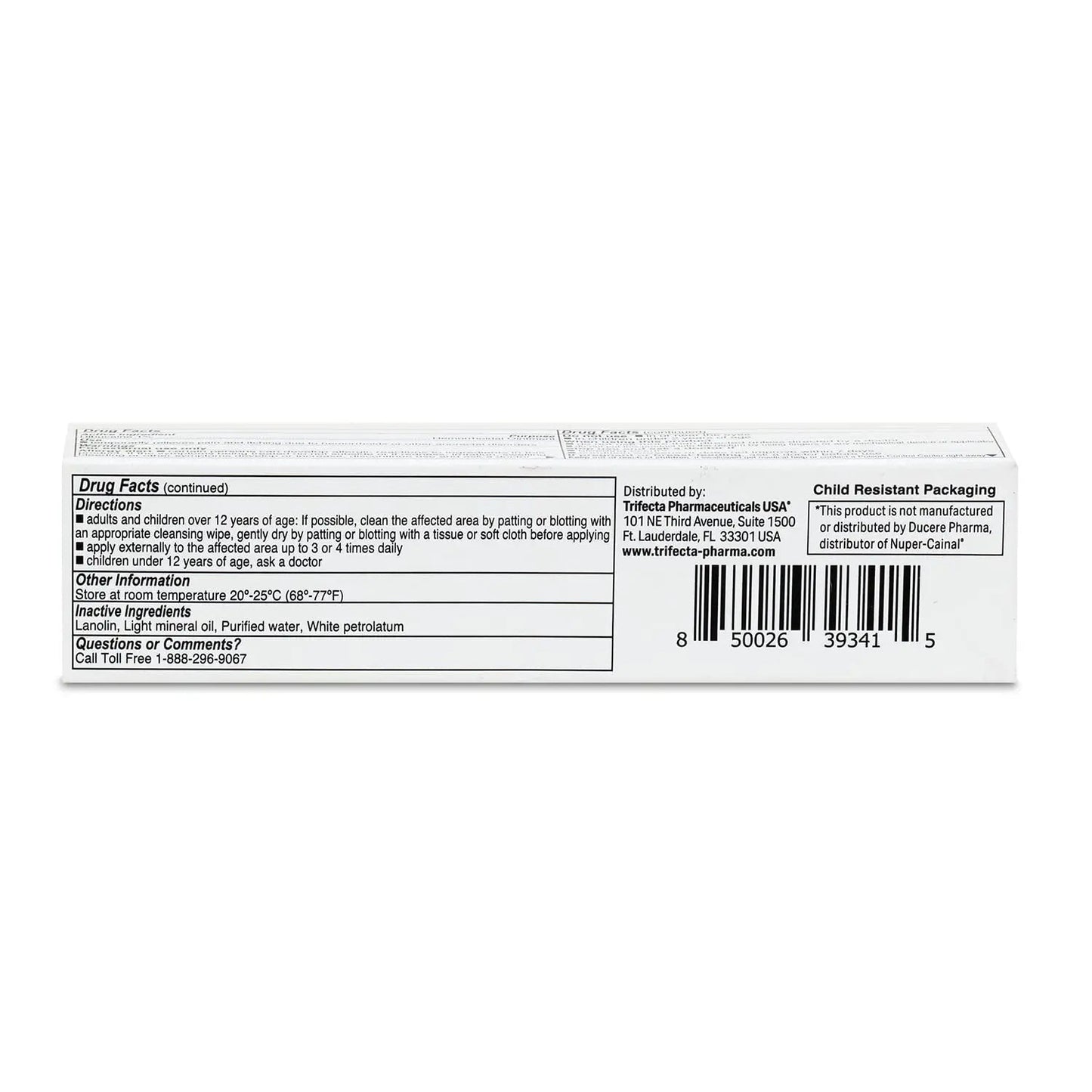 (3 Pack) Globe Dibucaine 1% Hemorrhoid Treatment Ointment - 1 Oz Rapid Numbing Relief, Hemorrhoid Treatment from Itch and Burn - Maple Wellness Supplements