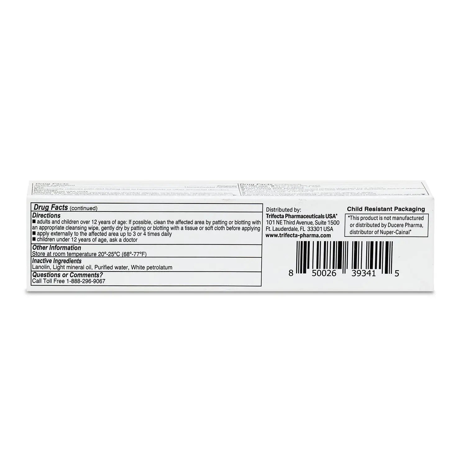 (3 Pack) Globe Dibucaine 1% Hemorrhoid Treatment Ointment - 1 Oz Rapid Numbing Relief, Hemorrhoid Treatment from Itch and Burn - Maple Wellness Supplements