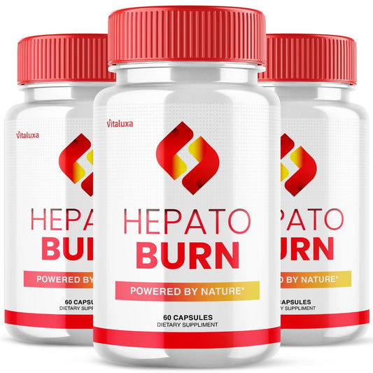 (3 Pack) Hepato Burn Capsules - HepatoBurn Supplement Pills Advanced Formula Wait Premium Blend All Natural Loss Support for Men Women, Hepataburn Reviews Maximum Strength Burner Health (180 Capsules) - Maple Wellness Supplements