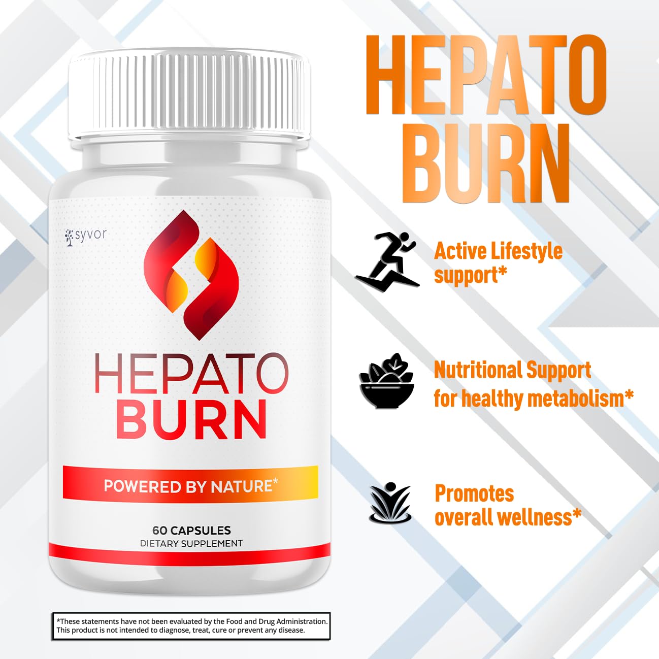 (3 Pack) Hepato Burn Capsules, Official Hepato Burn Pills with All Natural Premium Ingredients, Hepatoburn Energy and Fitness Vitamin Supplement, Hepatoburn Lifestyle Powered by Nature (180 Capsules) - Maple Wellness Supplements