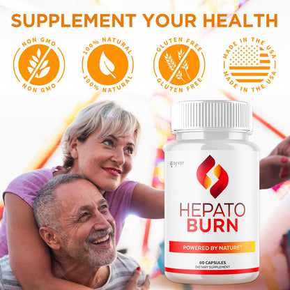 (3 Pack) Hepato Burn Capsules, Official Hepato Burn Pills with All Natural Premium Ingredients, Hepatoburn Energy and Fitness Vitamin Supplement, Hepatoburn Lifestyle Powered by Nature (180 Capsules) - Maple Wellness Supplements