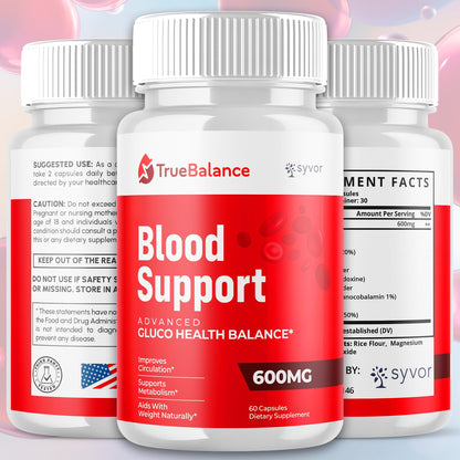 (3 Pack) True Balance Capsules, Official TrueBalance Glycogen Support Pills with All Natural Ingredients, Advanced Formula Support Supplement with Max Strength Vitamins for Women & Men (180 Capsules) - Maple Wellness Supplements