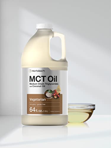 MCT Oil 64 oz | 100% Pure | Blends with Coffee, Tea, Juice and Liquids | Value Size Unflavo HorbäachBuy Supplements Australia