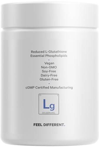 Codeage Liposomal Glutathione 1000 mg Supplement, High-Potency Reduced L-Glutathione - Liposomal Delivery - Phospholipids - Non-GMO, Gluten-Free - 60 Capsules CodeageBuy Supplements Australia