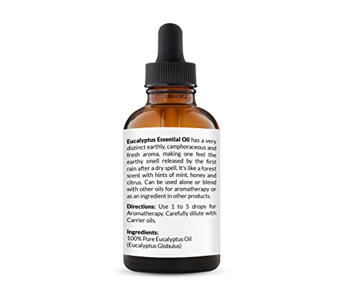NaturoBliss 100% Pure Natural Undiluted Eucalyptus Essential Oil (4oz) Premium Therapeutic Grade NaturoBlissBuy Supplements Australia