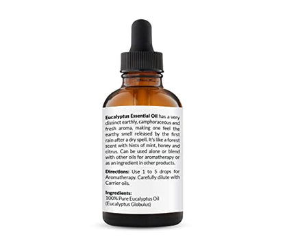 NaturoBliss 100% Pure Natural Undiluted Eucalyptus Essential Oil (4oz) Premium Therapeutic Grade NaturoBlissBuy Supplements Australia