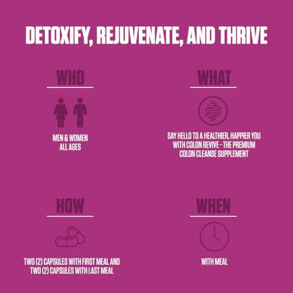 Colon Revive Extra Strength | #1 Rated Colon Cleanse & Detox Supplement | Digestive Support EPN SupplementsBuy Supplements Australia
