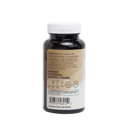 Inner Glow Age Defense Vitamins - Dermatologist and Plastic Surgeon Developed to Fight photoaging and Melasma, Polypodium Leucotomos Antioxidant Formula – Vegan, Gluten-Free – 60 Capsules Inner GlowBuy Supplements Australia