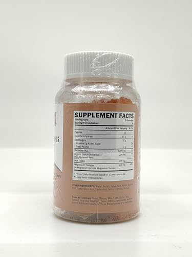 GREABBY Berberine Gummies 1200mg with Ceylon Cinnamon, Milk Thistle & Magnesium GREABBYBuy Supplements Australia