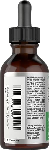Echinacea Drops Liquid Extract | 2 fl oz | Super Concentrated Tincture | Alcohol Free HorbäachBuy Supplements Australia