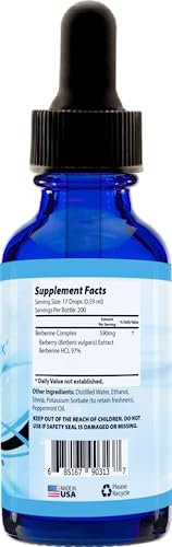 Absonutrix Berberine Supplement 600 mg, 4 Fl Oz Large Bottle, Healthy Weight Loss Support AbsonutrixBuy Supplements Australia