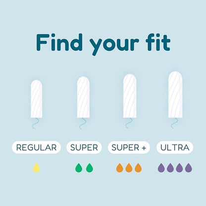 o.b. Tampons Multipack | Non-Applicator Tampon, Unscented | Regular/Super/Super Plus Tampons, 40ct o.b.Buy Supplements Australia