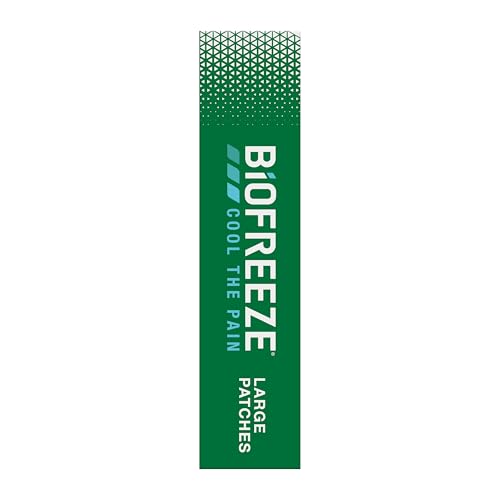 Biofreeze Menthol Pain Relieving Patches (5 Patches Per Box) Up To 8 Hours Of Pain Relief From Sore Muscles, Arthritis, Backaches, Spains, Bruises, Strains And Joint Pain (Package May Vary) BiofreezeBuy Supplements Australia