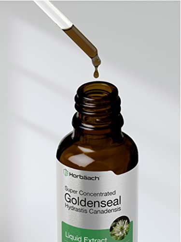 Goldenseal Root Extract Liquid | 1 fl oz Tincture | Super Concentrated | Alcohol Free HorbäachBuy Supplements Australia