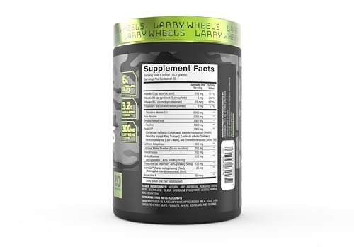 Larry Wheels' Pre Workout - Energy Drink Powder - Pre Workout Powder for Men & Women PR SciencesBuy Supplements Australia