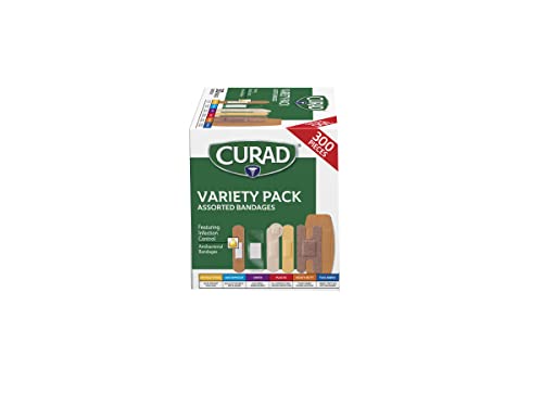 Curad Assorted Bandages Variety Pack 300 Pieces, Including Antibacterial CuradBuy Supplements Australia
