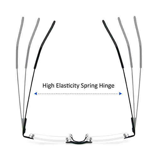 DXYXYO Mini Rimless Reading Glasses for Women Men, 2 Pack Slim Pocket Compact Metal DXYXYOBuy Supplements Australia