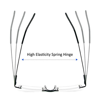 DXYXYO Mini Rimless Reading Glasses for Women Men, 2 Pack Slim Pocket Compact Metal DXYXYOBuy Supplements Australia