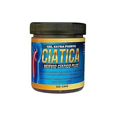 Set con Suplemento Ciatico Tratamiento Nervio Plus 60 Capsulas + Gel Extra Fuerte Ciatica 250 grs. Natural de Mexico/Entumecimiento, Hormigueo, Ardor, Dolor Nervioso, Alfileres o Agujas. (2) GenericBuy Supplements Australia