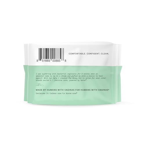 The Honey Pot Company - Non-Herbal Everyday Panty Liners - Organic Pads for Women - Cotton Cover The Honey Pot CompanyBuy Supplements Australia