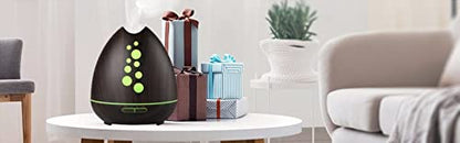 TGE Unique 400ML Essential Oil Diffuser for Essential Oils Bluetooth Music Speaker with Remote 7 Color LED GenericBuy Supplements Australia