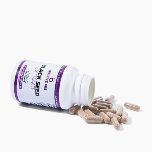 INFINITE AGE Dry Organic Black Seed Oil Extract Capsules - Nigella Sativa Seed Extract INFINITE AGEBuy Supplements Australia