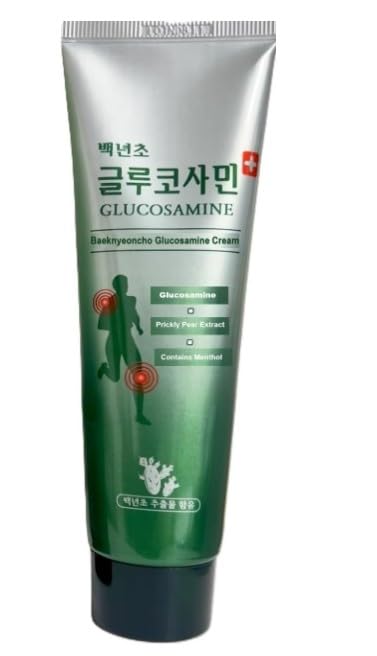 Baeknyencho Glucosamine Body Massage Cream 150ml x 2 EA. Fragrance-Free & Paraben Free. Natural Gel for Massage Therapy GenericBuy Supplements Australia
