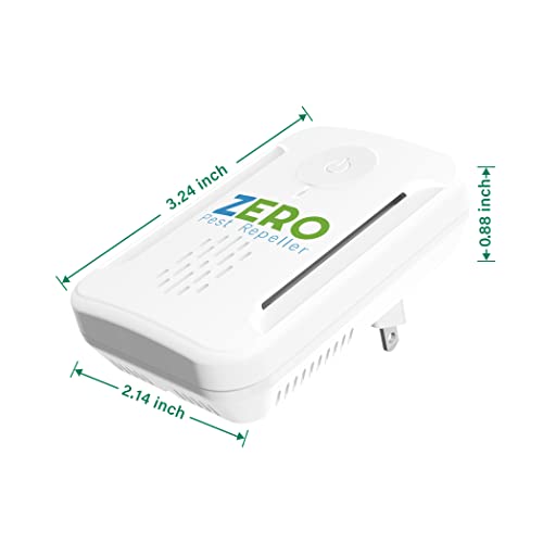 Ultrasonic Pest Repeller, Indoor Ultrasonic Repellent for Roach, Rodent ZEROPESTBuy Supplements Australia