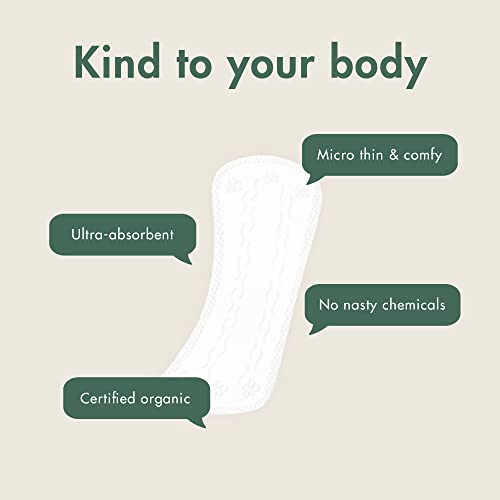 Eco by Naty Panty Liners for Women – Liners for Daily use, Eco-Friendly Women’s Thin Discreet Panty Eco by NatyBuy Supplements Australia