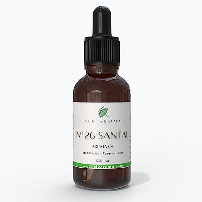 SLK Aroma, Santal Aroma Diffuser Oil, No. 26, Ultra Luxury Niche Blend of The Finest Essential Oils SLK AromaBuy Supplements Australia