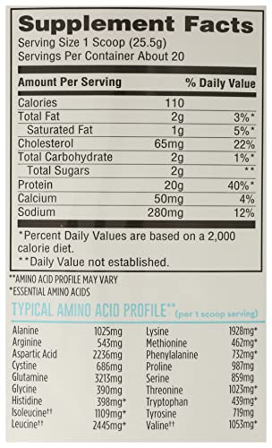 365 by Whole Foods Market, Vanilla Grass Fed Whey Protein, 18 Ounce - Maple Wellness Supplements
