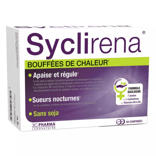 3C Pharma Sycliréna Hot Flashes 60 tablets - Maple Wellness Supplements