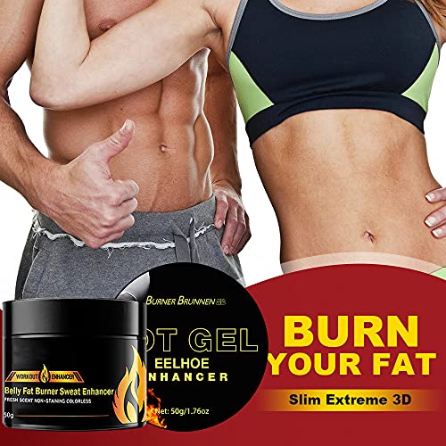 3pcs Hot Cream, Workout Enhancer Gel Slimming Shaping Cream, Fat Burning Cream - Maple Wellness Supplements