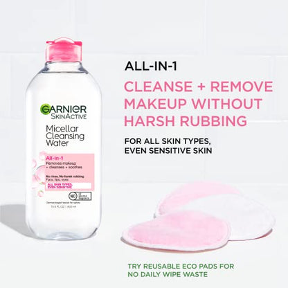 Garnier SkinActive Micellar Water for All Skin Types, Facial Cleanser & Makeup Remover GarnierBuy Supplements Australia