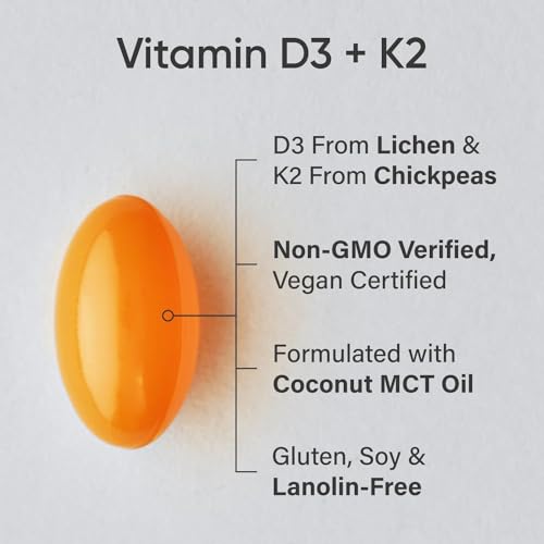 Sports Research Vitamin D3 + K2 with 5000iu of Plant-Based D3 & 100mcg of Vitamin Sports ResearchBuy Supplements Australia
