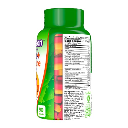 Vitafusion Multi+ Immune Support* – 2-in-1 Benefits & Flavors – Adult Gummy Vitamins with Vitamin C, Zinc VitafusionBuy Supplements Australia