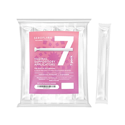 SEROVERA Seroflora Boric Acid Suppositories Applicators for Women, Individually Wrapped Pack of 7 SEROVERABuy Supplements Australia