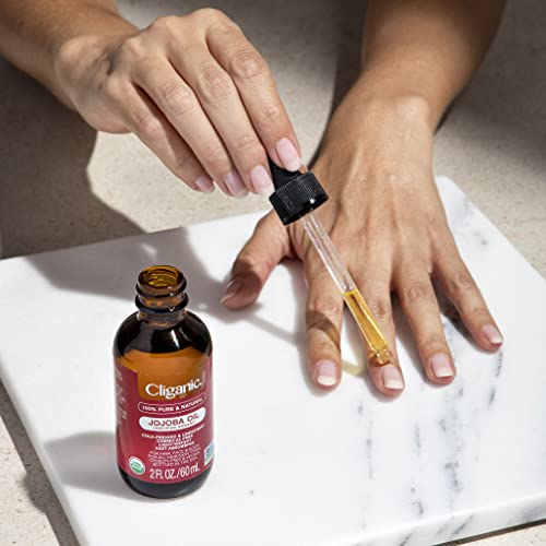 Cliganic Organic Jojoba Oil, 100% Pure (4oz) | Moisturizing Oil for Face, Hair, Skin & Nails CliganicBuy Supplements Australia
