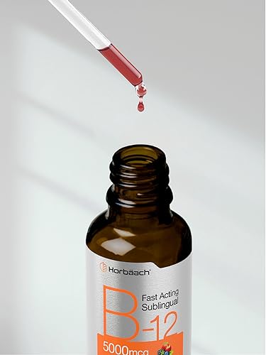 B-12 | 5000mcg | 4oz | Natural Berry Flavor Fast-Acting Sublingual Liquid Vitamin HorbäachBuy Supplements Australia