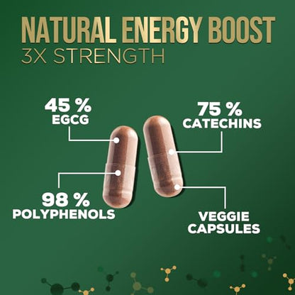 Nature's Green Tea Extract Pills 98% Standardized EGCG 1000mg - 3X Strength for Natural Nature's NutritionBuy Supplements Australia