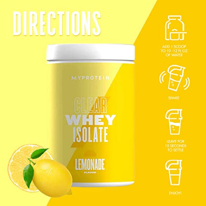 Myprotein® - Clear Whey Isolate - Whey Protein Powder - Naturally Flavored Drink Mix MyproteinBuy Supplements Australia