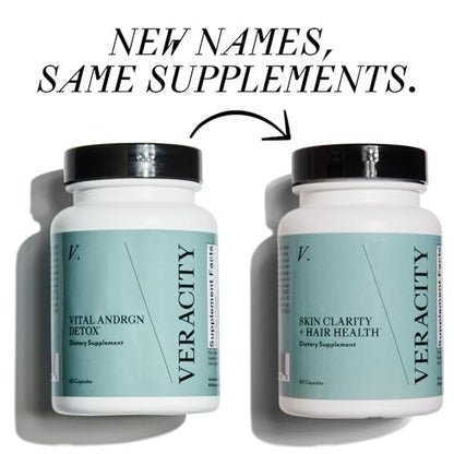 VERACITY SELFCARE Androgen Detox Fatigue Ease, Hair Growth Supplement, Hormone Balance VERACITY SELFCAREBuy Supplements Australia