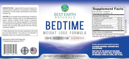 Best Earth Naturals Bedtime Weight Loss Supplement - Helps Boost Metabolism Best Earth NaturalsBuy Supplements Australia