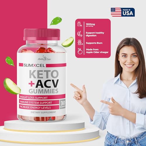 SlimXcel Keto ACV Gummies Weight Loss - 1500mg Once a Day, Strong Time Released Advanced Malibu LabsBuy Supplements Australia
