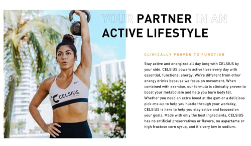 CELSIUS Energy Drink |Functional Essential Energy Drink Peach Vibe, Tropical and Arctic BETRULIGHTBuy Supplements Australia