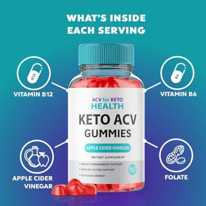 (3 Pack) ACV for Keto Health - Premium Apple Cider Vinegar Gummies – Natural Detox Hidden ElixirBuy Supplements Australia